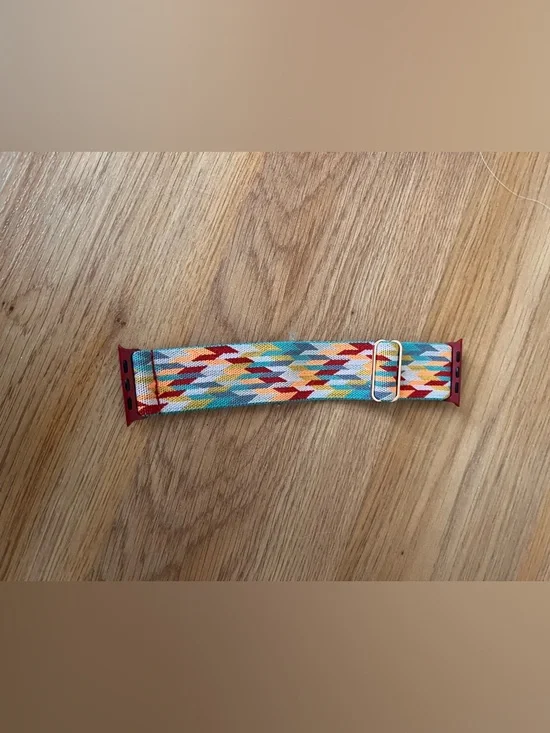 Multicolor Woven Apple Watch Band - Picture 1 of 2